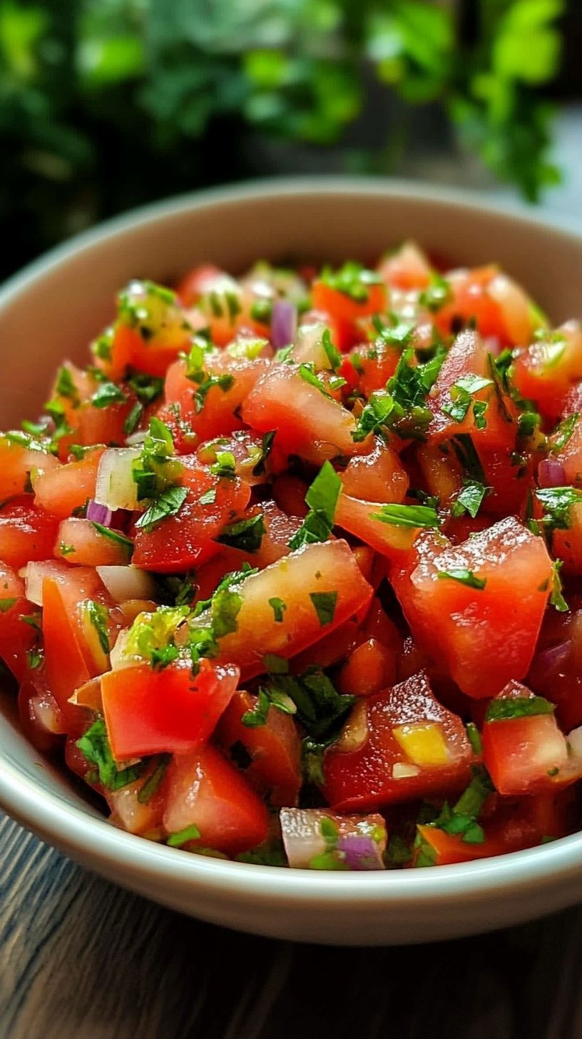 Spicy Fresh Tomato Salsa Recipe Delight