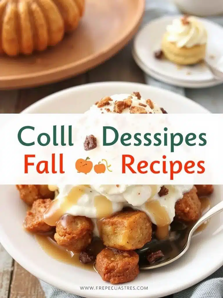 Cozy Fall Dessert Recipes to Try Now