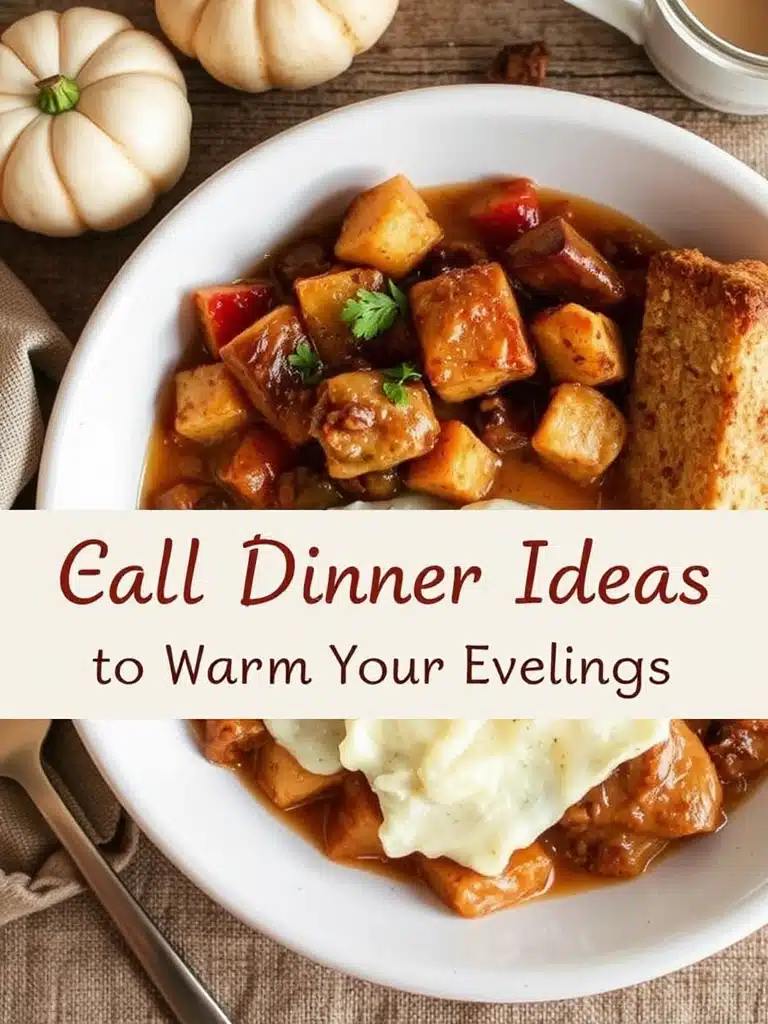 Cozy Fall Dinner Ideas to Warm Your Evenings