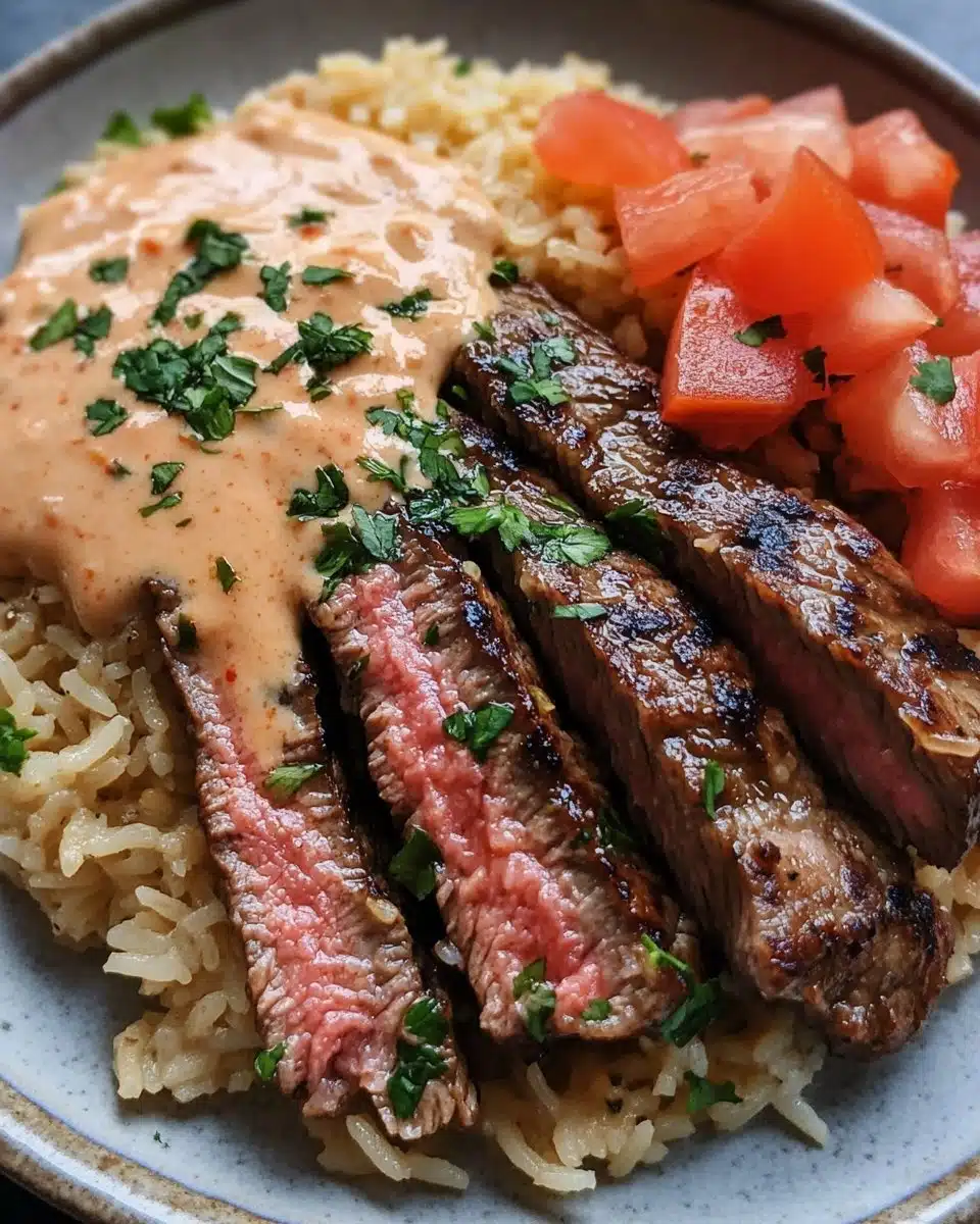 Creamy Queso Steak Rice Delight Recipe