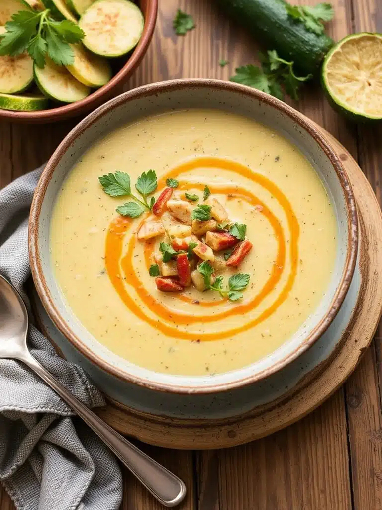 Creamy Zucchini Soup Recipes Delight
