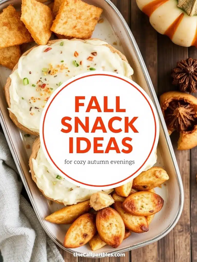 Fall Snack Ideas for Cozy Autumn Evenings