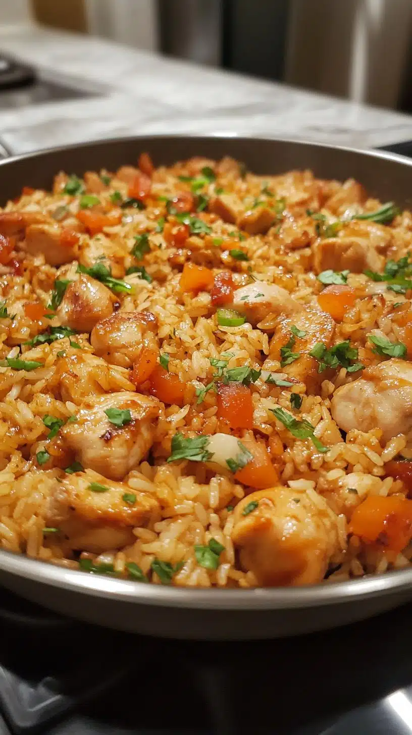 Savory Honey BBQ Chicken Rice Delight Recipe