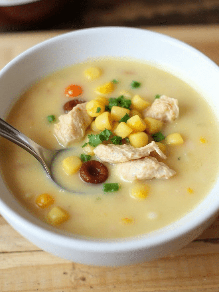 Cozy Chicken Corn Soup Recipe Delight