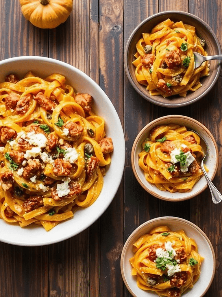 Cozy Pumpkin Pasta Recipes for Fall Meals