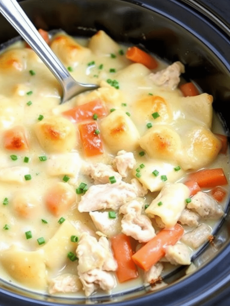 Crockpot Chicken Pot Pie Recipe Deliciousness