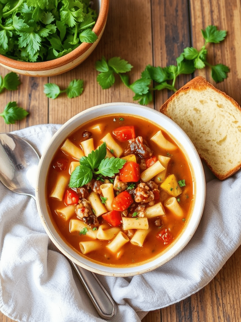 Pasta Fagioli Soup Recipe: Cozy Italian Comfort
