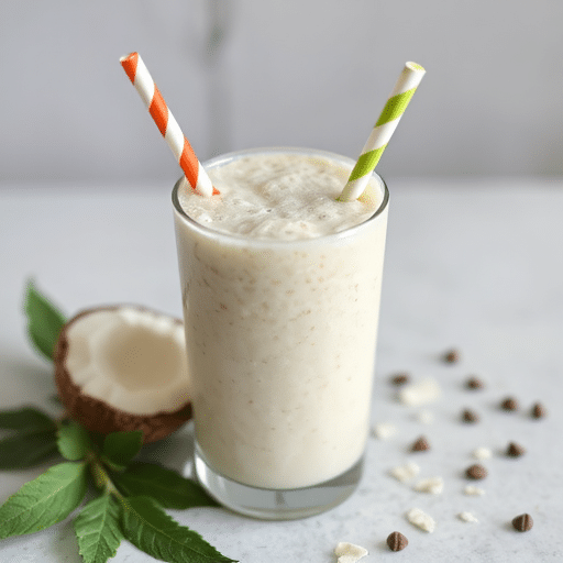 Refreshing Coconut Aesthetic Smoothie Recipe Perfect for Summer Ideas