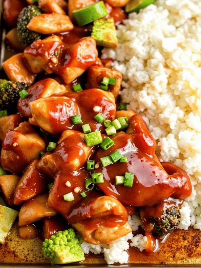 Sheet Pan Dinner: Hawaiian Chicken Teriyaki Recipe