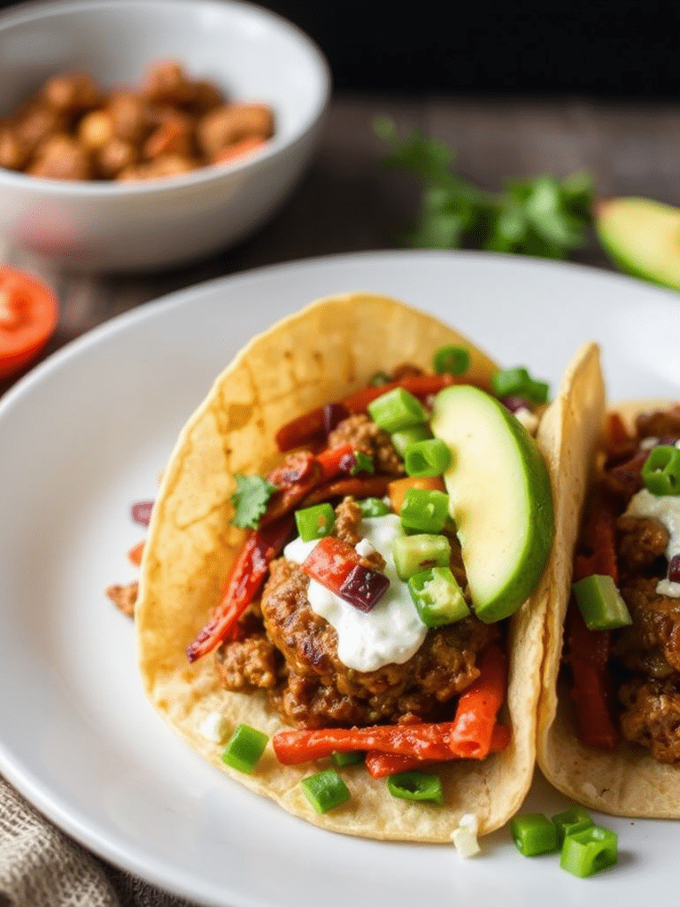Vegan Cheeseburger Tacos Recipe Delight